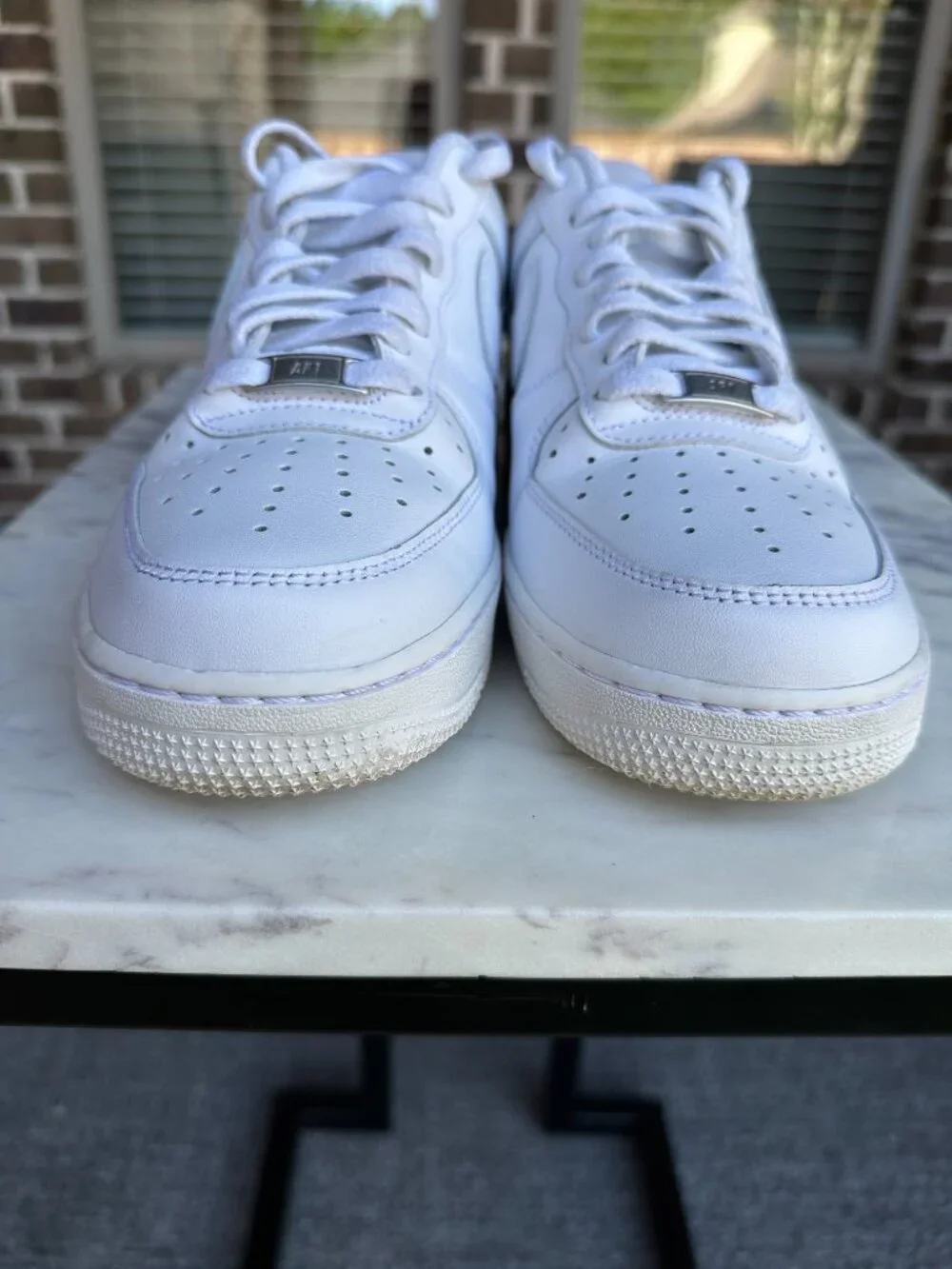 Nike AF1 Air Force 1 '07 LE Low Women's Basketball Shoes White/White Size 10